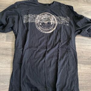 Men's Black Graphic T-Shirt